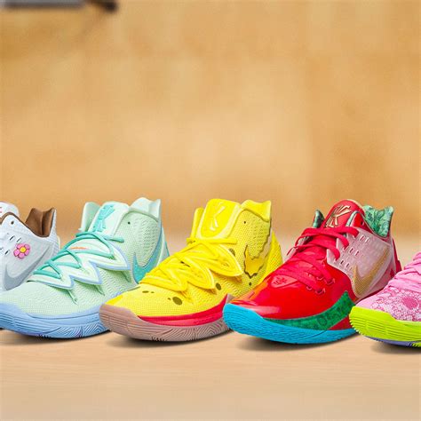 spongebob nike sneakers|Nike kyrie irving spongebob shoes.